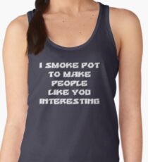 Funny Marijuana Women's Tank Top