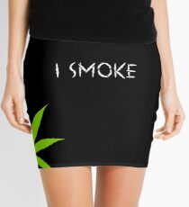 I Smoke Marijuana Mini Skirt