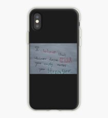 Whatever doesn't kill you.... iPhone Case