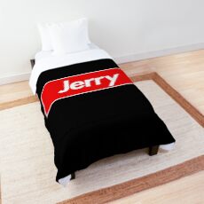 Jerry Name Label - Gift For Male Named Jerry Comforter