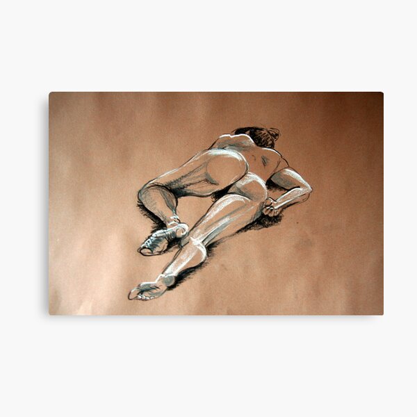 Reclining female nude #1 Canvas Print