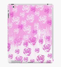 Vinilo o funda para iPad Girly pink watercolor hand made floral pattern