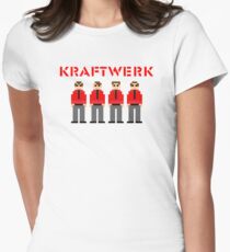 Kraftwerk 8-bit Women's Fitted T-Shirt