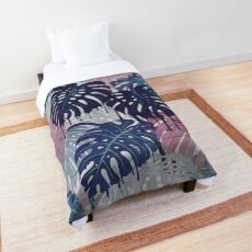 Monstera Melt Comforter