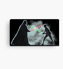 Vader Luke duel Canvas Print
