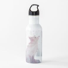 Fox in the Snow Water Bottle