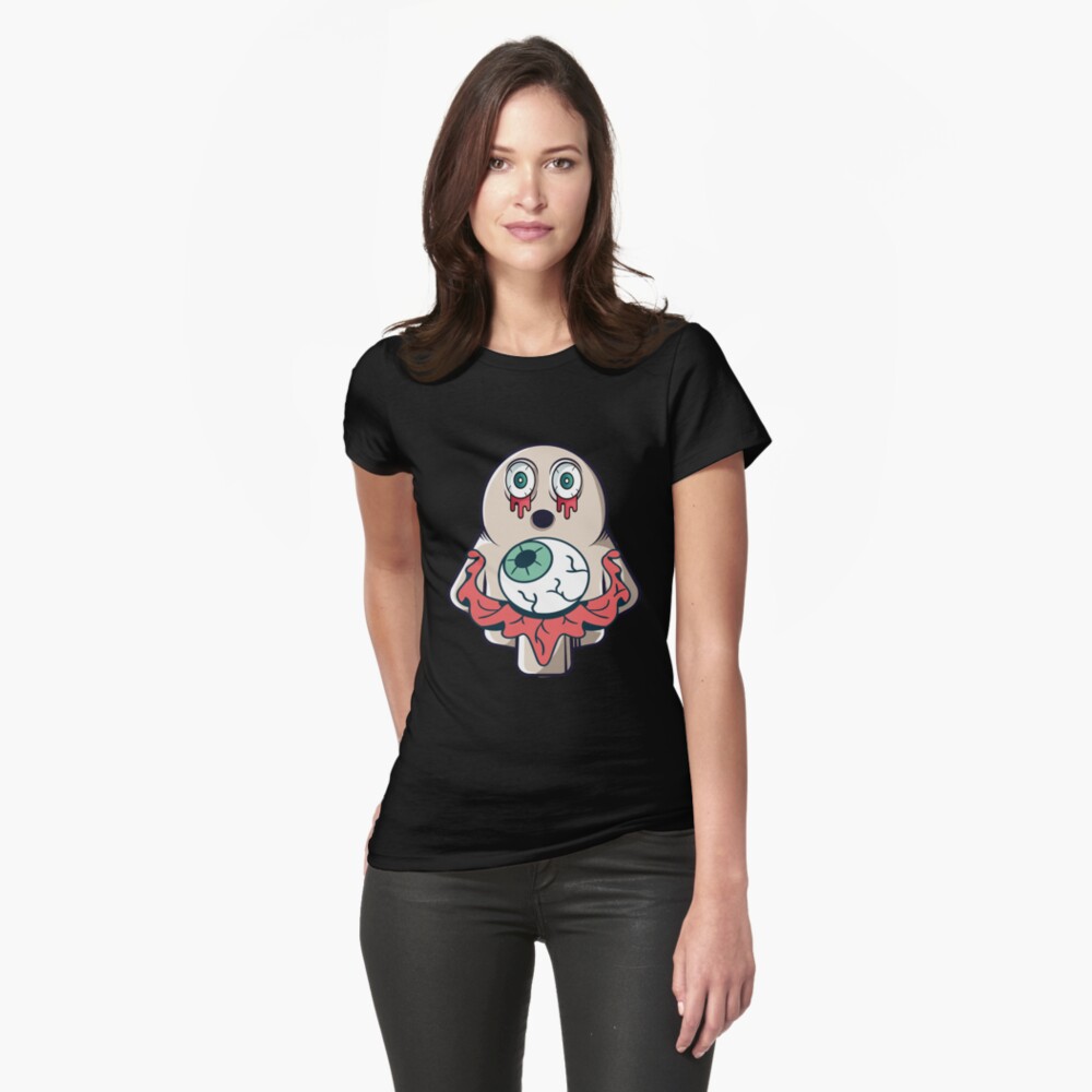 "Creepy Ghost with bleeding Eyes" Tshirt by Vudo24 Redbubble