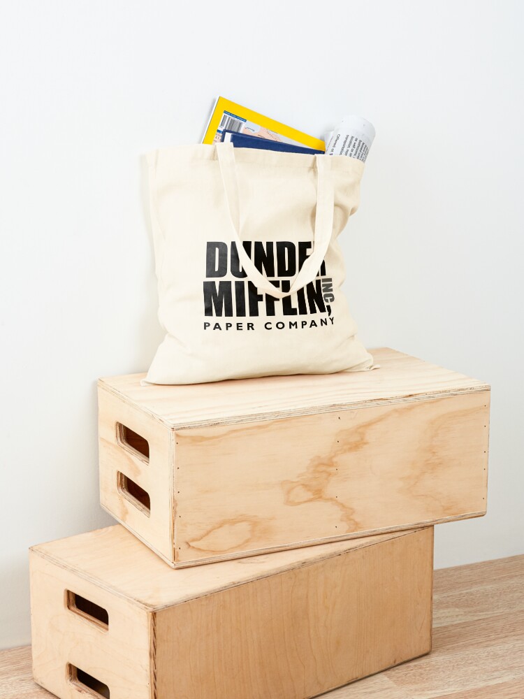 Alternate view of The Dunder Office Mifflin Inc. Design, T-Shirt, tshirt, tee, jersey, poster, Original Funny Gift Idea, Dwight Best Quote From Tote Bag