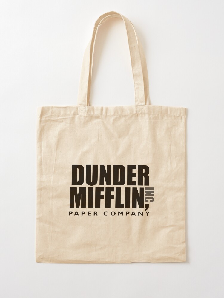 Alternate view of The Dunder Office Mifflin Inc. Design, T-Shirt, tshirt, tee, jersey, poster, Original Funny Gift Idea, Dwight Best Quote From Tote Bag