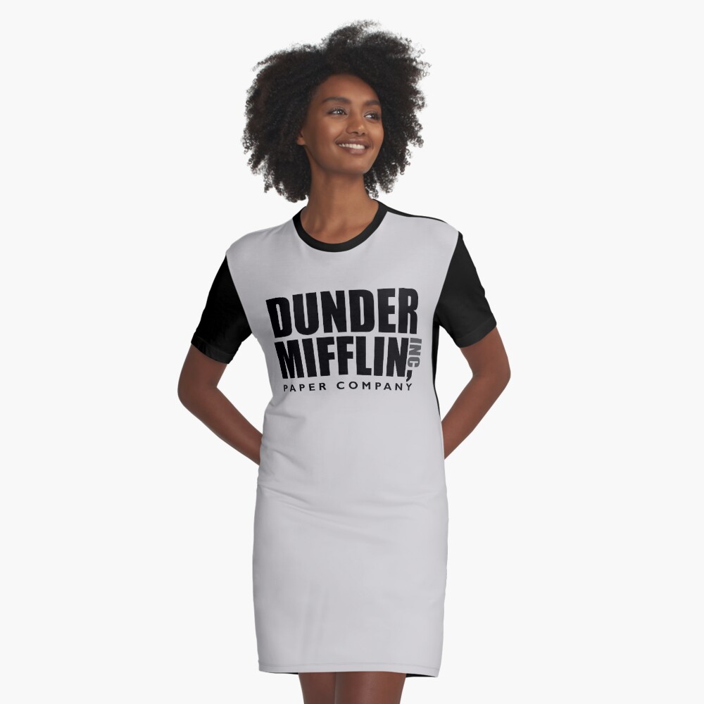 The Dunder Office Mifflin Inc. Design, T-Shirt, tshirt, tee, jersey, poster, Original Funny Gift Idea, Dwight Best Quote From Graphic T-Shirt Dress
