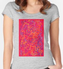 From Here to Eternity - original drawing Women's Fitted Scoop T-Shirt