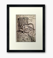 My Chair Framed Print