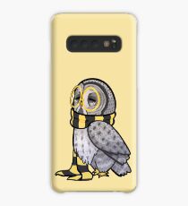 Kind Great Grey Owl with Scarf Case/Skin for Samsung Galaxy