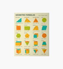 GEOMETRIC FORMULAS Art Board