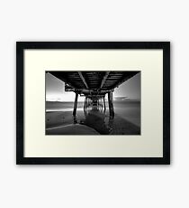 Henley beach jetty, Adelaide South Australia Framed Print