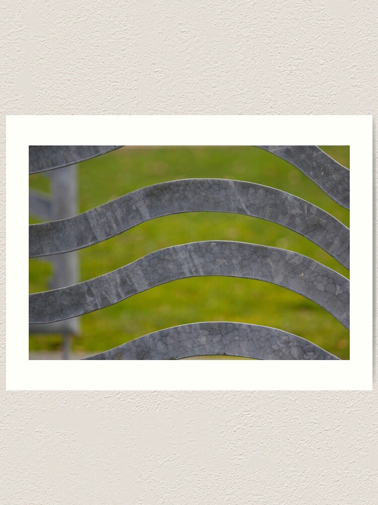 Alternate view of Waves of Steel Art Print