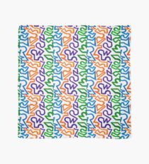 Continuous line columns Scarf