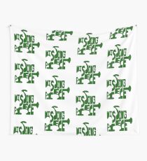 missing piece - green Wall Tapestry