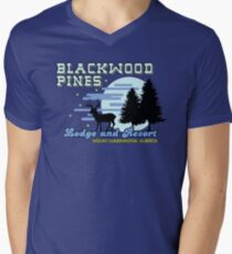 Until Dawn - Blackwood Pines Lodge Men's V-Neck T-Shirt