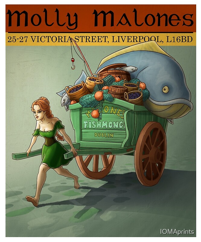 Molly Malone Fishmonger By IOMAprints Redbubble molly-malone-fishmonger-by-iomaprints-redbubble