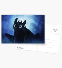 Toothless - painting Postcards