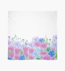 The Beauty Of Hydrangeas Watercolor Scarf