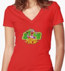 Chef Muppets Women's Fitted V-Neck T-Shirt
