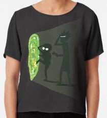 Rick and Morty - Portal Travel Chiffon Top