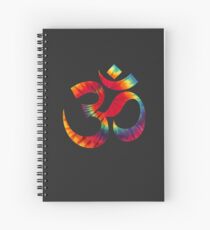 Tie-Dye Om Spiral Notebook