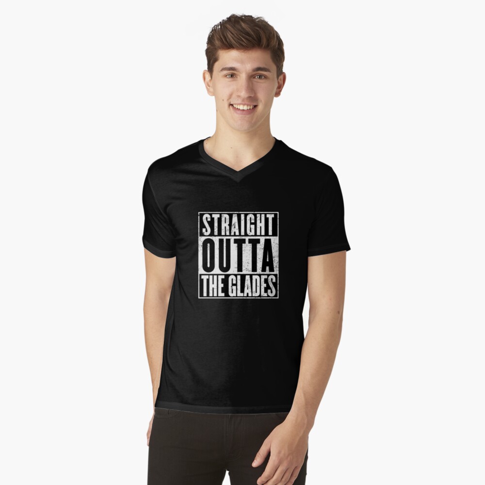 Straight Outta The Glades V-Neck T-Shirt