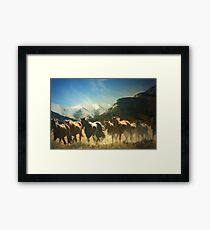 Winter Crossing Framed Print