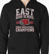 East High School State Basketball Champions Zipped Hoodie