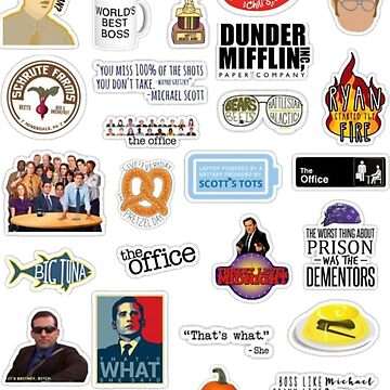 The Office Stickers, 15 Pack of Funny Stickers, India