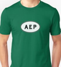 Euro Sticker - AEP - Aeroparque Jorge Newbery Unisex T-Shirt