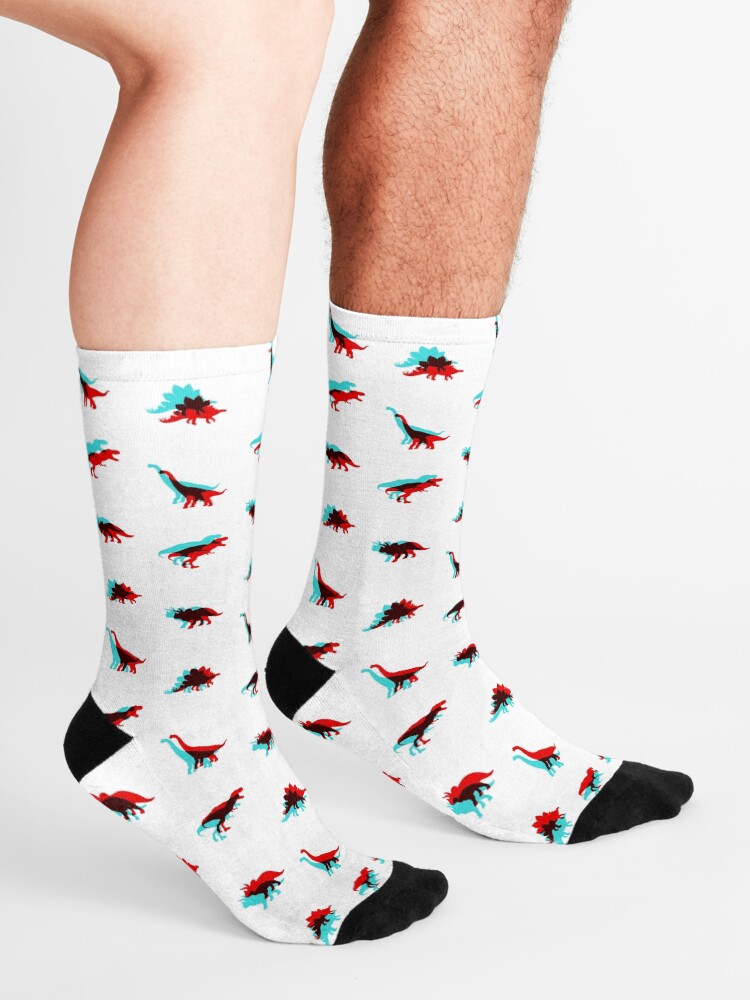 Alternate view of Dinosaur 3D Socks