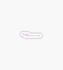 Cheerleading Is a Sport Definition Sticker