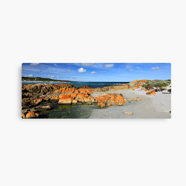 British Admiral Beach - King Island Canvas Print