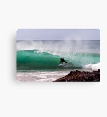 gold coast surfing Canvas Print
