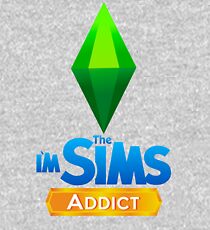 I'm The Sims Addict Kids Pullover Hoodie