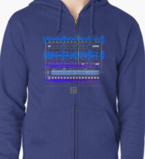 "I Edit Audio"© Zipped Hoodie