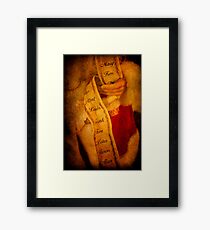 Wishlists Framed Print