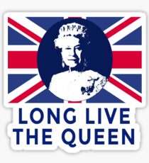 Queen Elizabeth II Long Live the Queen Sticker