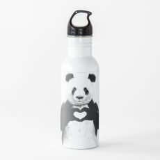 Botella de agua Todo lo que necesitas es amor