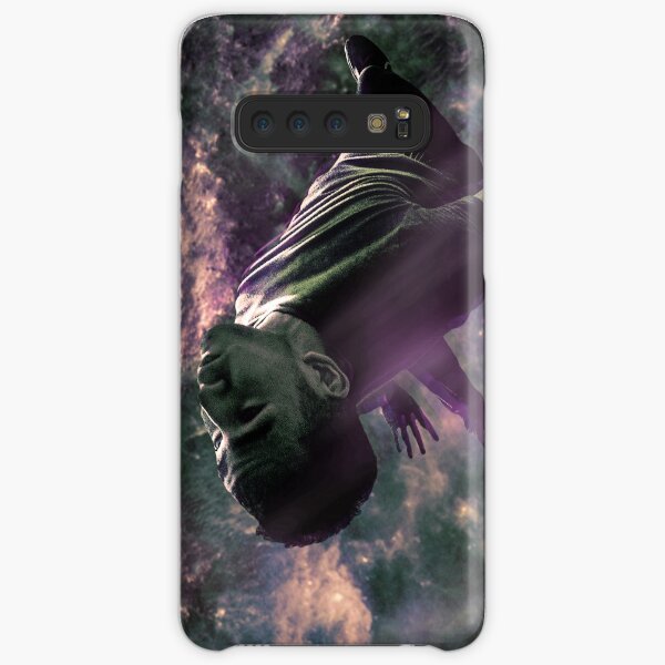 Superhero Chasing Spacecraft Sci-fi Scene Samsung Galaxy Snap Case