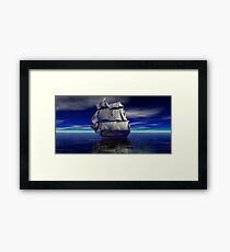 HMS Victory Trafalgar Bound Framed Print