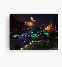 Night In The Sunken Garden (9) Canvas Print