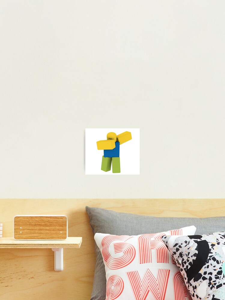 Roblox Dabbing Noob Oof Shirt Photographic Print By Smoothnoob - roblox dabbing noob oof shirt t shirt by smoothnoob redbubble