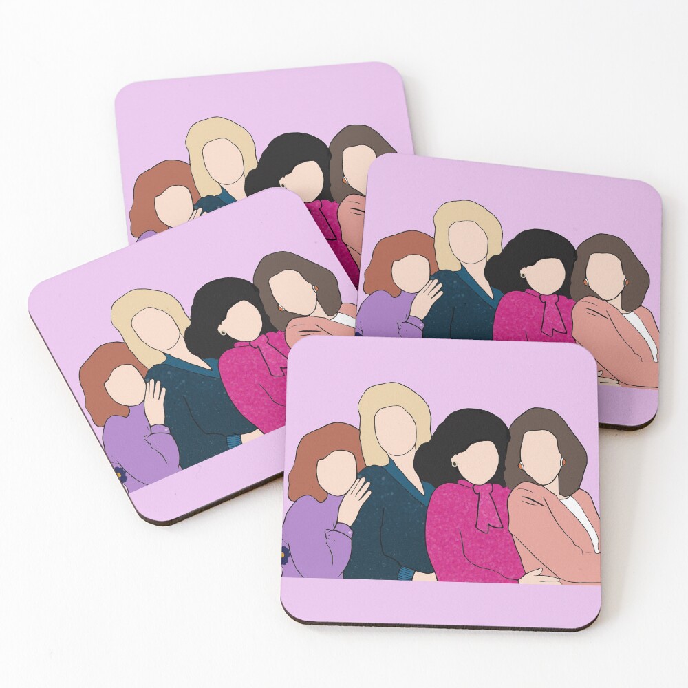 "designing women" Coasters (Set of 4) by aluap106 Redbubble