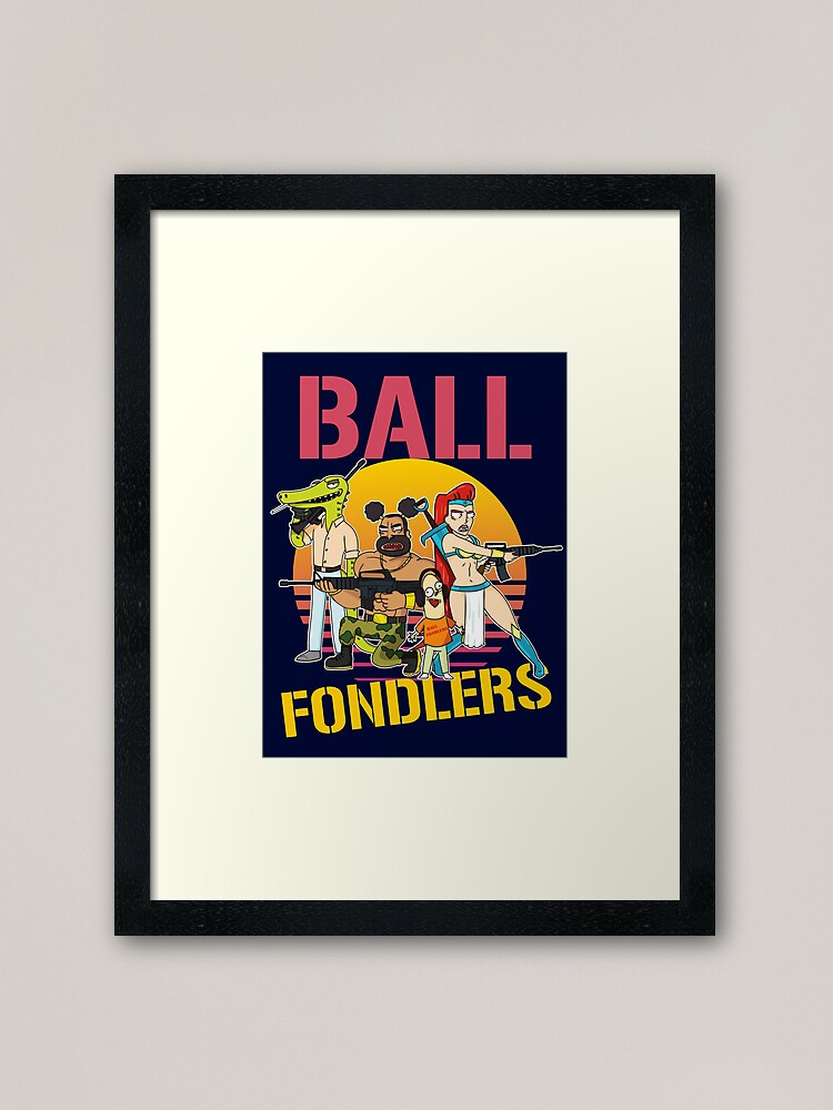 Alternate view of Rick and Morty Ball Fondlers TV Series T-shirt Framed Art Print