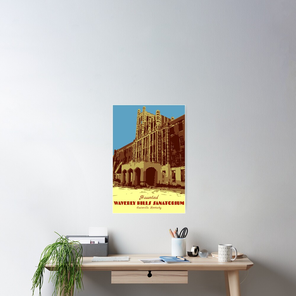 Waverly Hills Sanatorium Art Deco Poster
